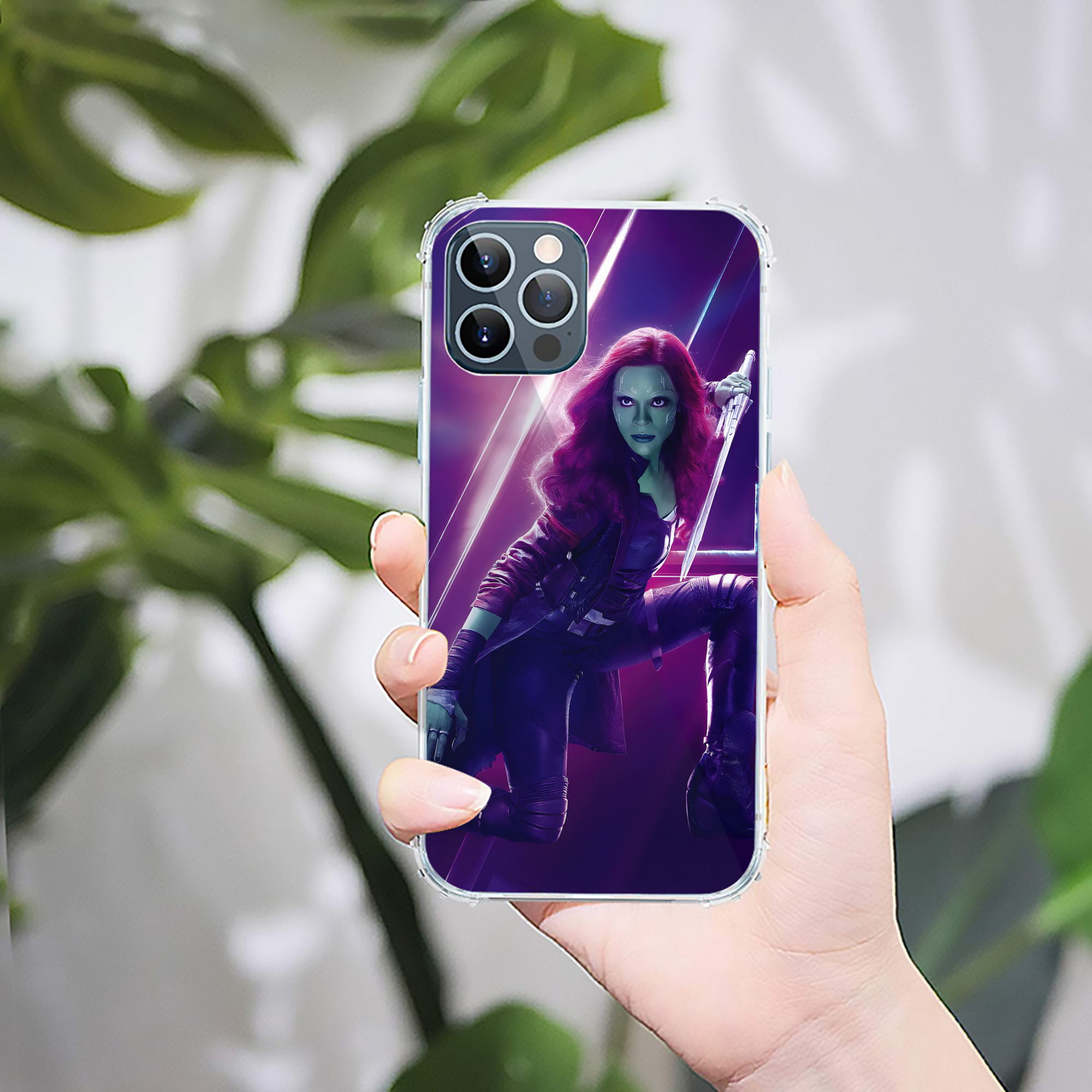 （画像用） アベンジャーズ The Avengers 【iPhone 12シリーズ対応】透明スマホケース（クリアソフトケース）
